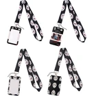 J3096 ремень на шею для Хэллоуина из страшного фильма, ремешок для ключей для тренажерного зала, ремень для значков, держатель для самостоятельного творчества, веревка с искусственным чехлом