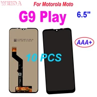 10pcs new tested lcd for motorola moto g9 play lcd display touch screen digitizer glass assembly for moto g9 play lcd tools
