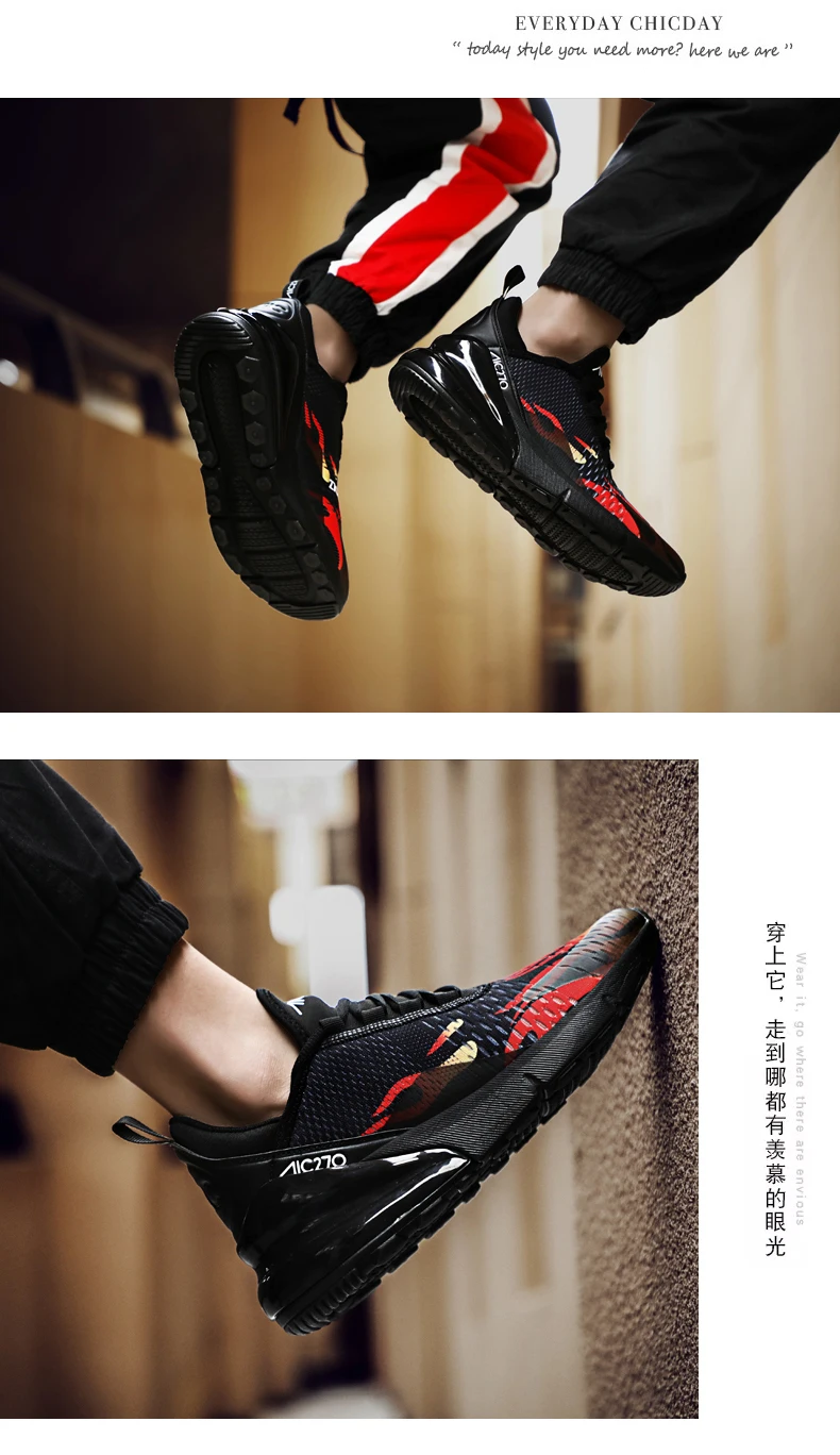 Мужская Спортивная обувь, брендовые кроссовки для бега, дышащие, zapatillas hombre Deportiva 270, Высококачественная Мужская обувь, кроссовки для тренировок