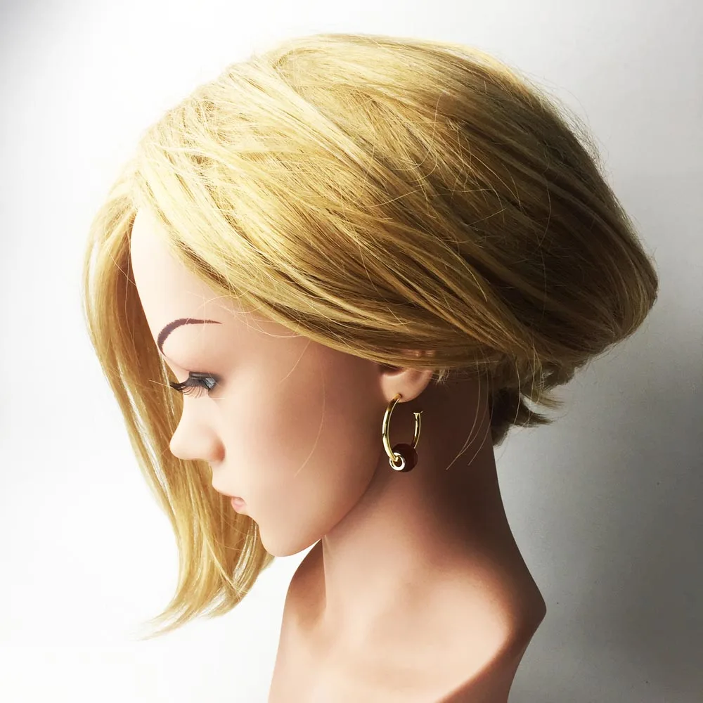 Женские серьги-кольца в креольском стиле 30 мм | Украшения и аксессуары