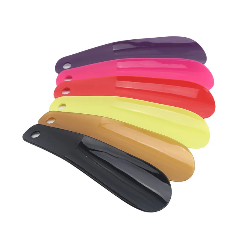 

Slip Shoes Accessories New Colorful Plastic Shoehorn Spoon Professional Shoe Lifter Flexible Sturdy Shoes Tool 2022