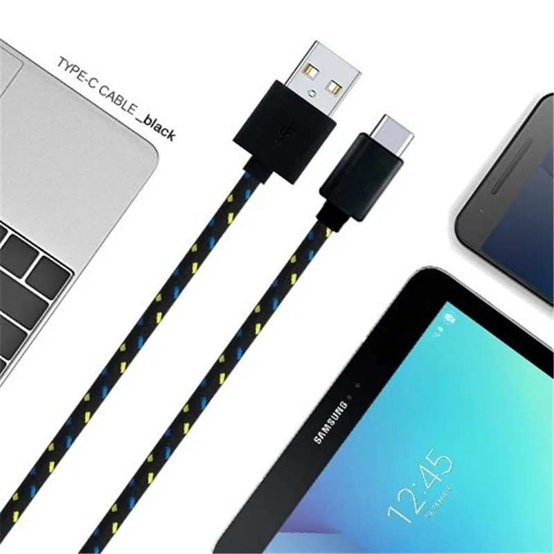 Кабель Maerknon USB Type C 2 4 А провод для быстрой зарядки и передачи данных Xiaomi Samsung Huawei