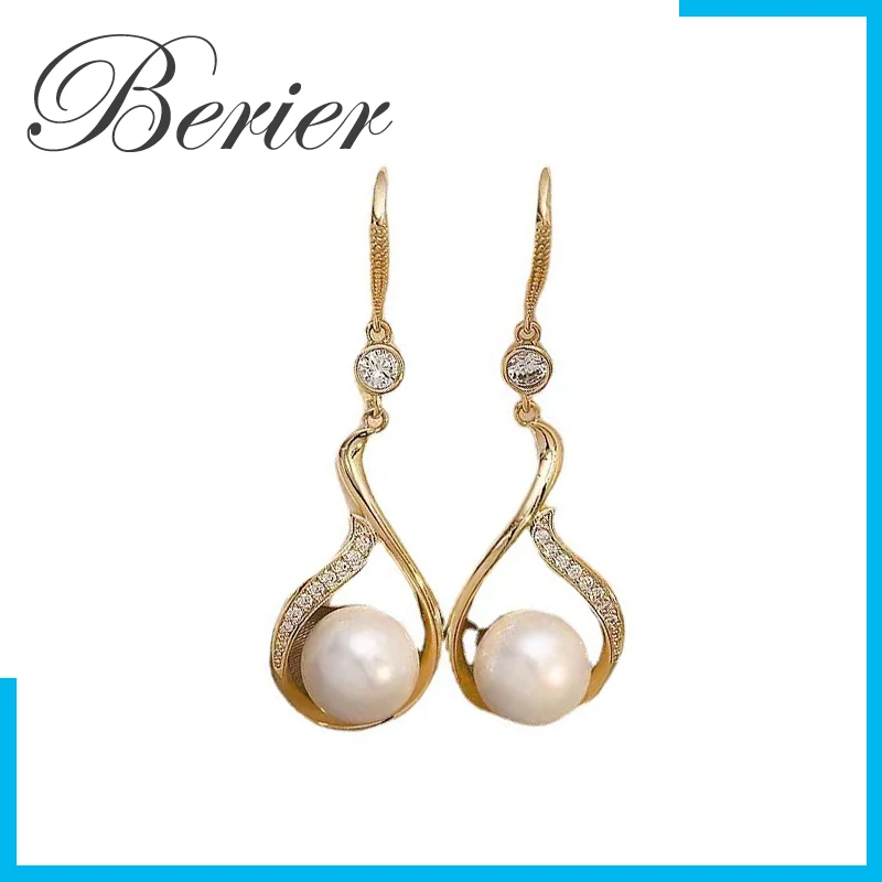 

Серьги-кольца женские с жемчугом и кисточками, в богемном стиле