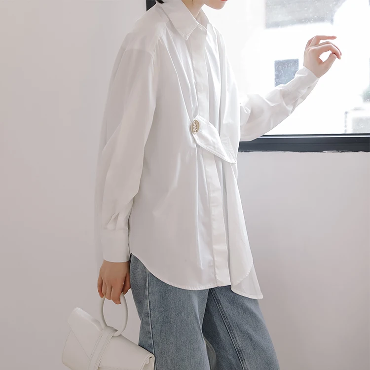 

New spring Vintage White Shirt female Oversize Tops Women Long sleeve Girls Blouse Summer Plus Size Women Blouses femme Blusas