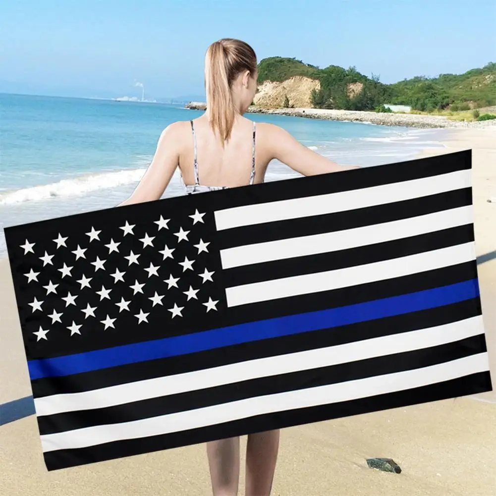 2020 пляжное полотенце с американским флагом из микрофибры принтом флага США для