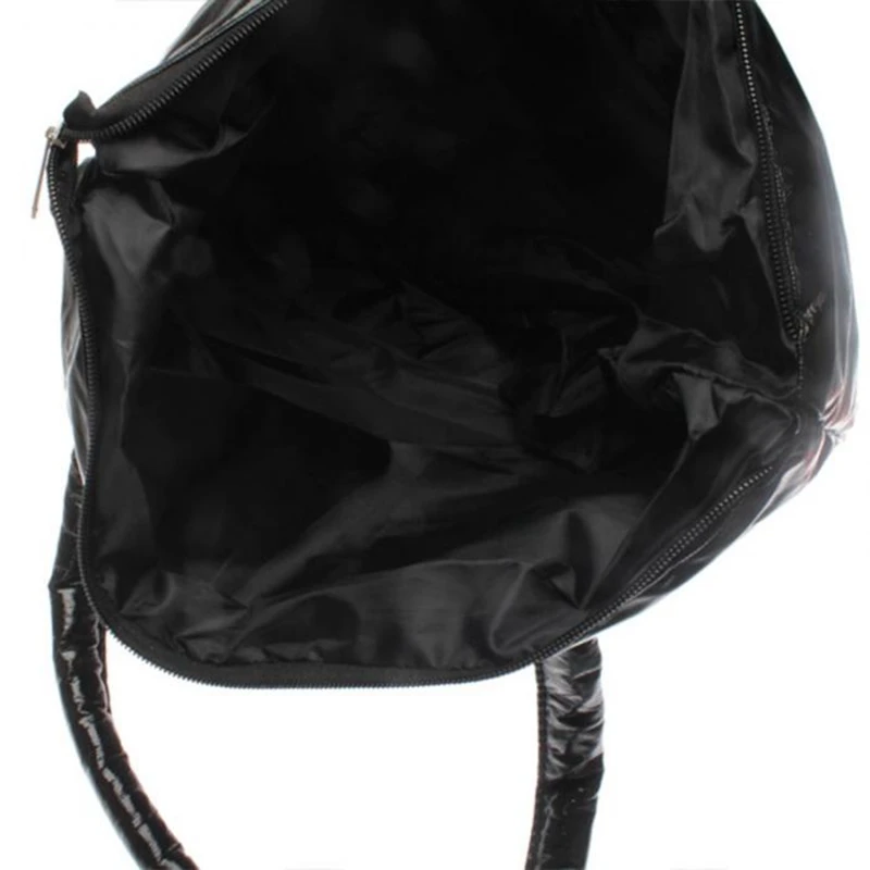 

Fashion Retro High Quality Casual Women's Warm Shoulder Bag Large Capacity Travel Handbag Down Tote Bag