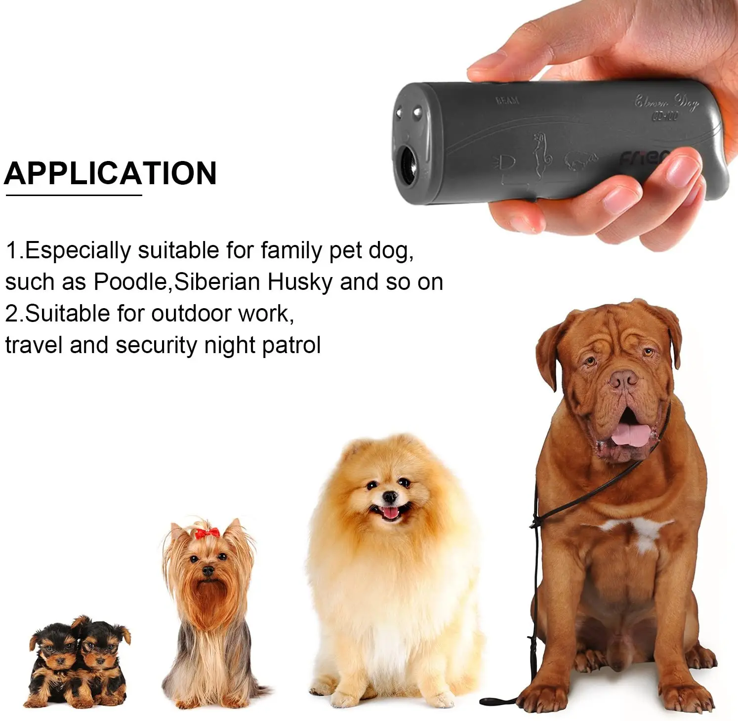 

Pet Dog Training Equipment Ultrasound Repeller Trainer Device Anti Barking Stop Bark Deterrents Dog Anti Barking Device