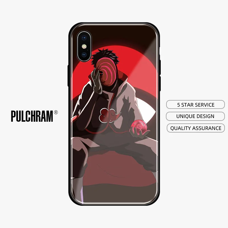 Obito Uchiha Shippuden аниме мягкий силиконовый стеклянный чехол для телефона iPhone 5 5S SE 6 6S 7 8