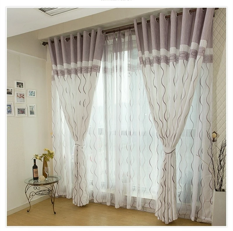blackout curtains 2 Горячая Распродажа, современные тюлевые занавески для окон, отвесные занавески, ткань для кухонные занавески, для гостиной, спальни, оконные занавески - Цвет: blackout curtains 2