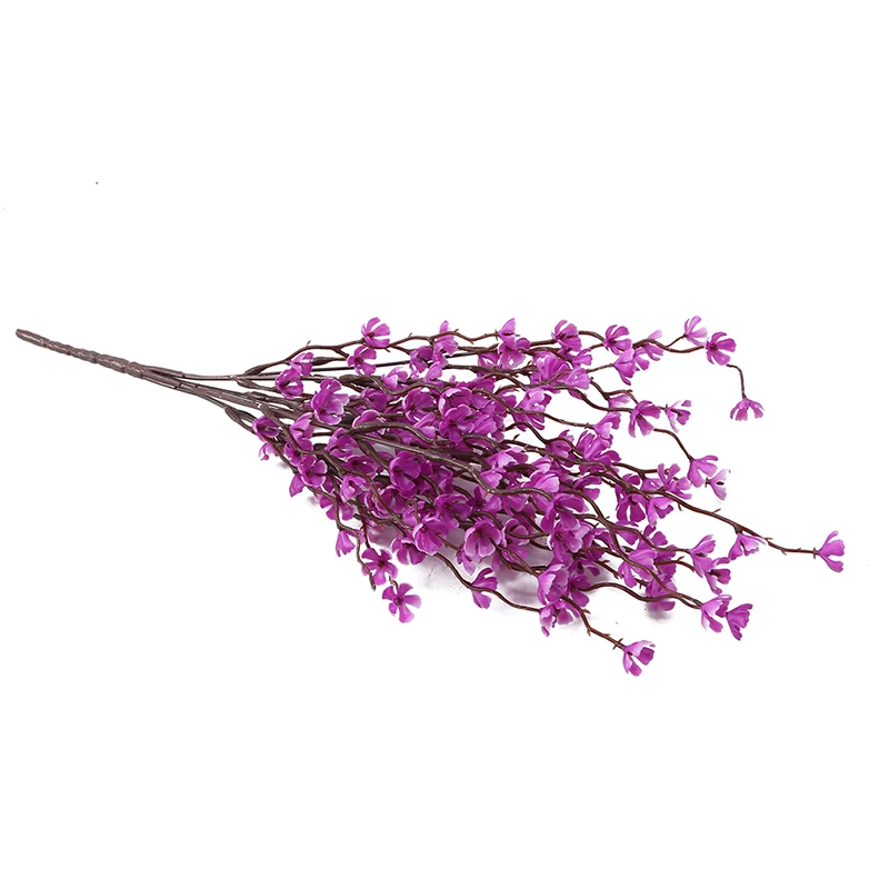2 шт. искусственные вишневые весенние сливы персиковые ветки шелковые цветы