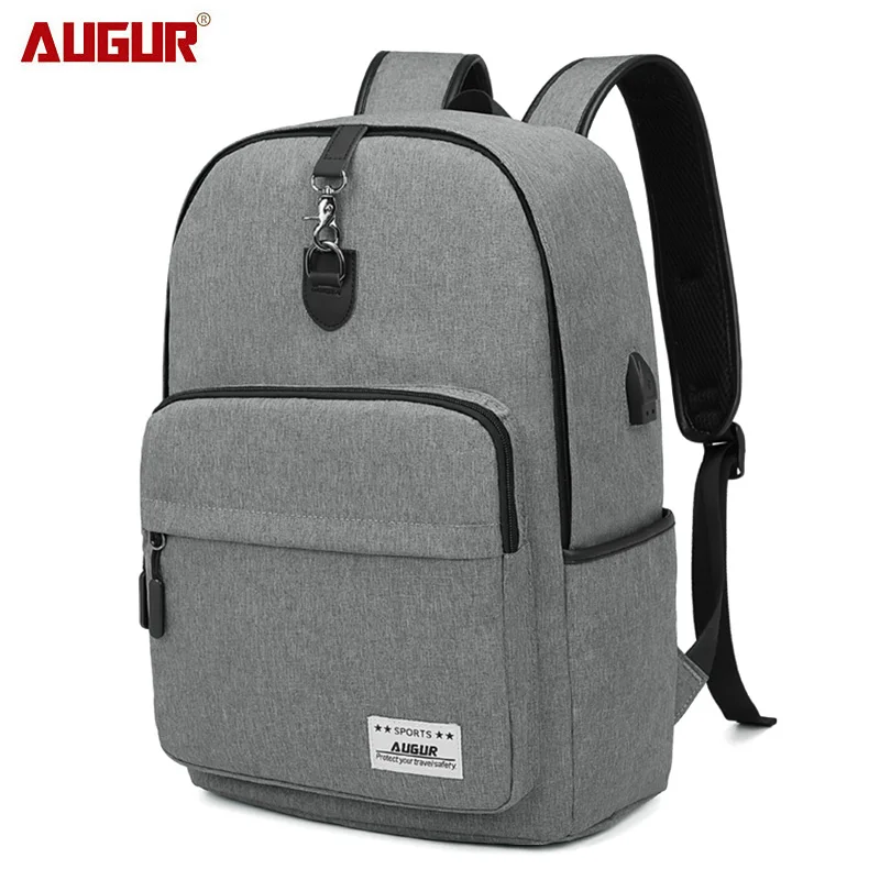 Рюкзак AUGUR для мужчин и женщин модный рюкзак с usb-зарядкой ноутбука | Багаж сумки