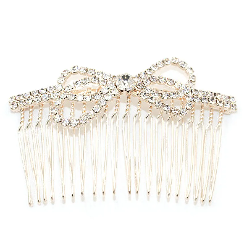 Распродажа украшения для волос стразы цветок бант корона гребень девочек с