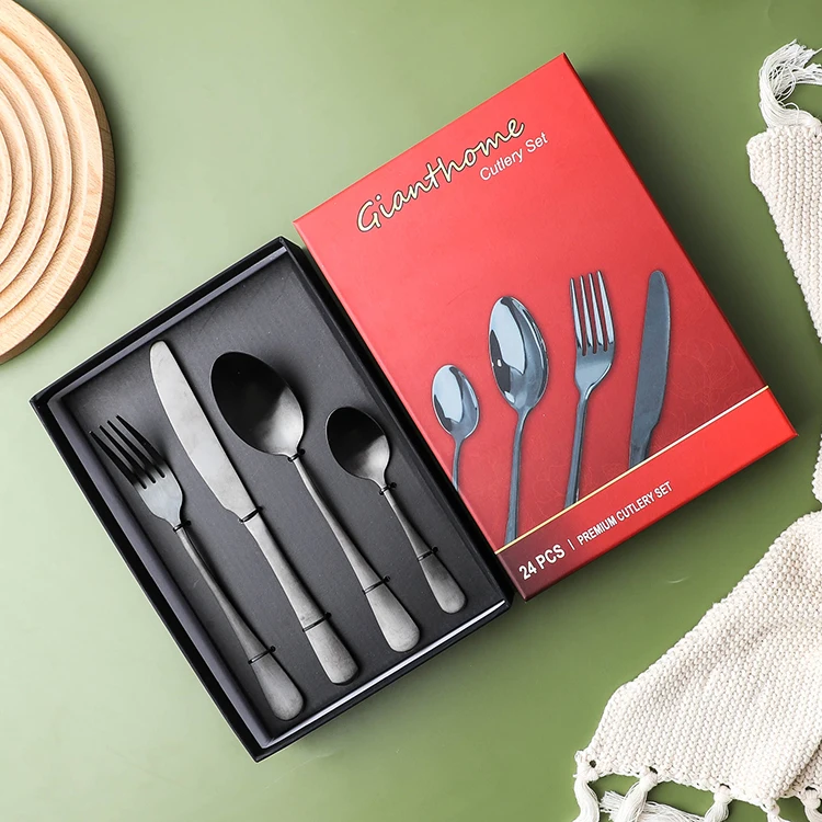 Набор столовых приборов из нержавеющей стали 24 шт.|Столовые сервизы| |