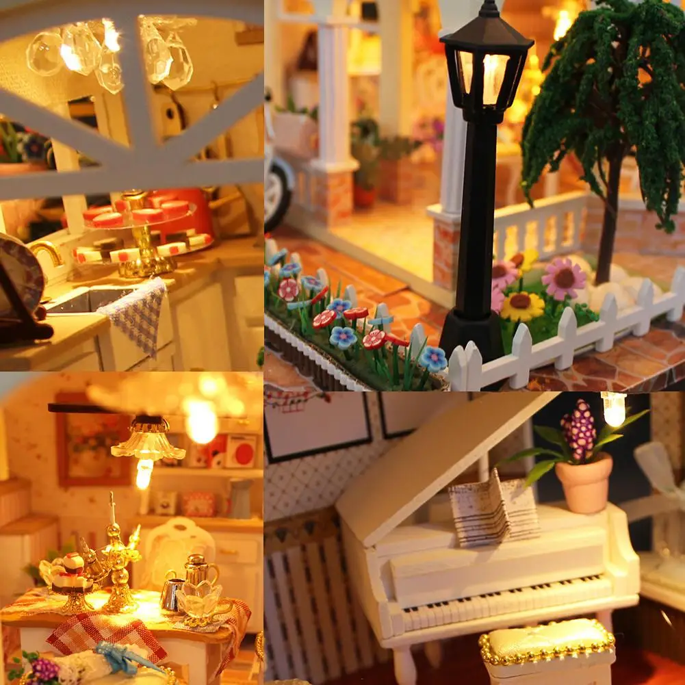 Роскошный 3-слойный Кукольный дом сделай сам на День святого Валентина со