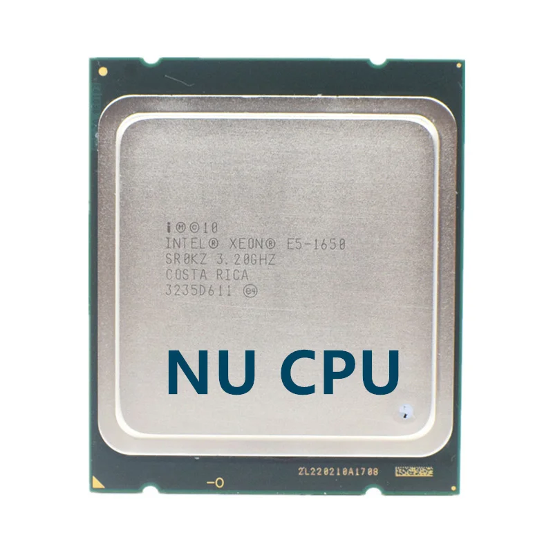 

Процессор Intel Xeon E5 1650 LGA 2011, ЦПУ 3,2 ГГц 6 ядер 12 Мб кэш-памяти SR0KZ, поддержка материнской платы X79