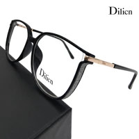 dilicn 2010 tr90 round exquisite colorful vogue glasses personality women optical frame ultralight prescription eyeglasses