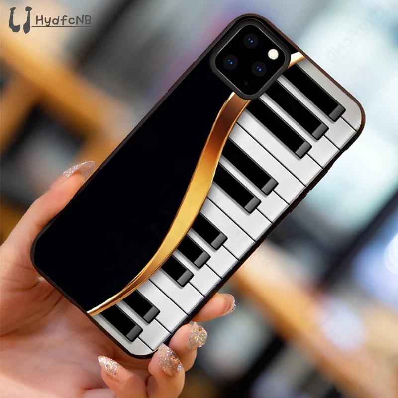 Iphone 11 PRO MAX Модный чехол для телефона с фортепианной клавиатурой на заказ чехлы