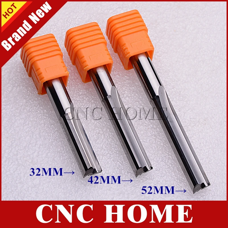 Концевая фреза из карбида вольфрама с 2 канавками и хвостовиком 5 шт./лот 3 175 мм 4 6 8