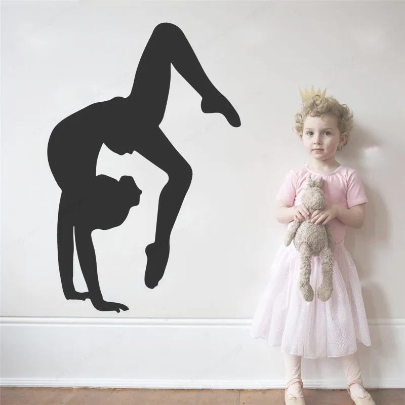 

YOYOYU гимнастические женские настенные стикеры художественные современные настенные украшения для гостиной девушки спальни Съемная Настен...