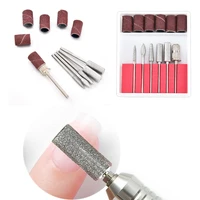 12pcsset electric nail art drill bits manicure pedicure file machine tool kit manicure files cuticle burr nail tools accessorie