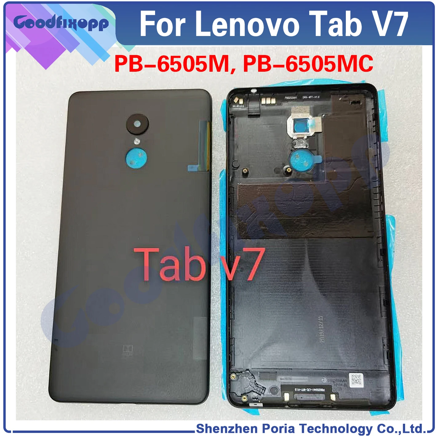 

Для планшета Lenovo Tab V7 PB-6505M PB-6505MC батарея задняя крышка чехол задняя крышка Запасные части для замены