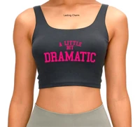 lasting charm a little bit dramatic tank top high street novelty spring casual tops