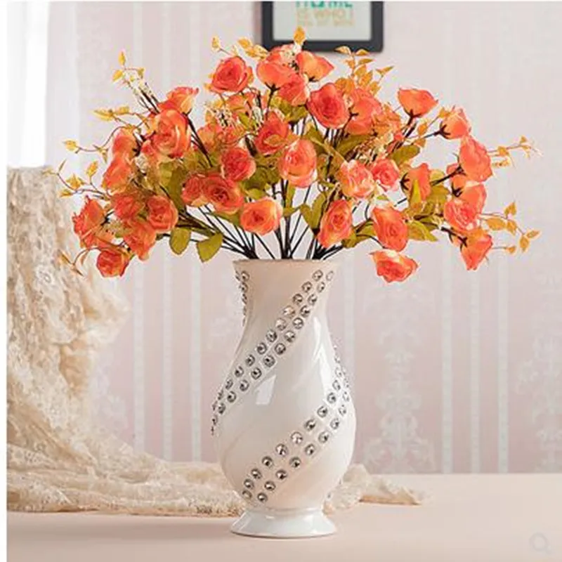 

Beautiful European modern ceramic vase, creative decorations, table vase flower