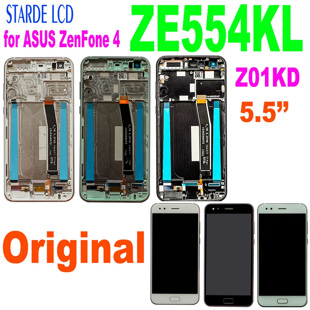 ЖК дисплей Starde 5 ''для ASUS Zenfone 4 ZE554KL Z01KD с сенсорным экраном и дигитайзером в