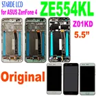 ЖК-дисплей Starde 5,5 ''для ASUS Zenfone 4 ZE554KLZ01KD, ЖК-дисплей с сенсорным экраном и дигитайзером в сборе, детали с рамкой и бесплатными инструментами