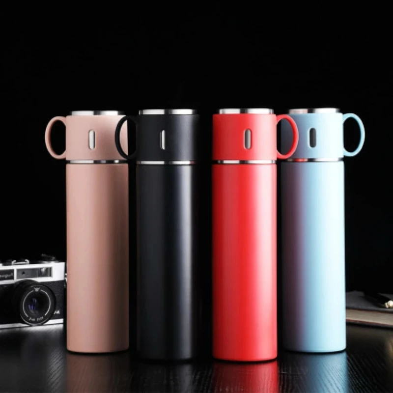 580ml New 316 Stainless Steel Thermos Mug Water Bottle Men and Women Portable Vacuum Flask Cup Business Gifts Custom | Дом и сад