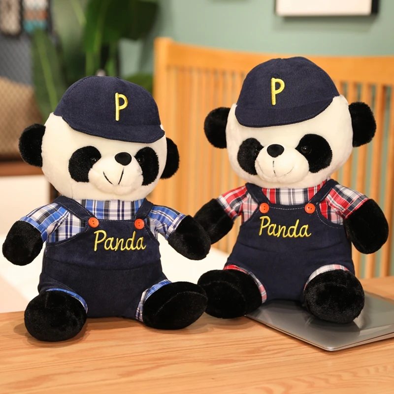 

New Cute Strap Panda Animal Doll Plush Toy Kawaii Pillow Home Office Decoration Holiday Gift Toy Wholesale