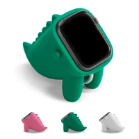 dinosaur stand for apple watch holder series 54321 watchos nightstand keeper silicone home charging dock for iwatch