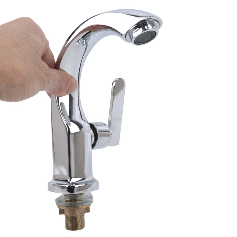 

Basin Single Hole Faucet Zinc Alloy Washbasin Bathroom Sink Home Faucet