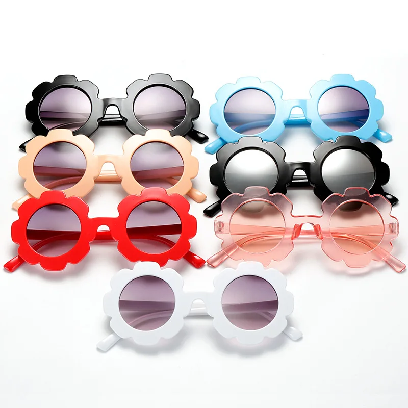 

Sunglasses for Kids Round Flower Cute Glasses Children Girl Boy Gifts Kids Sunglasses Cute Round Sunglasses Party Accessories