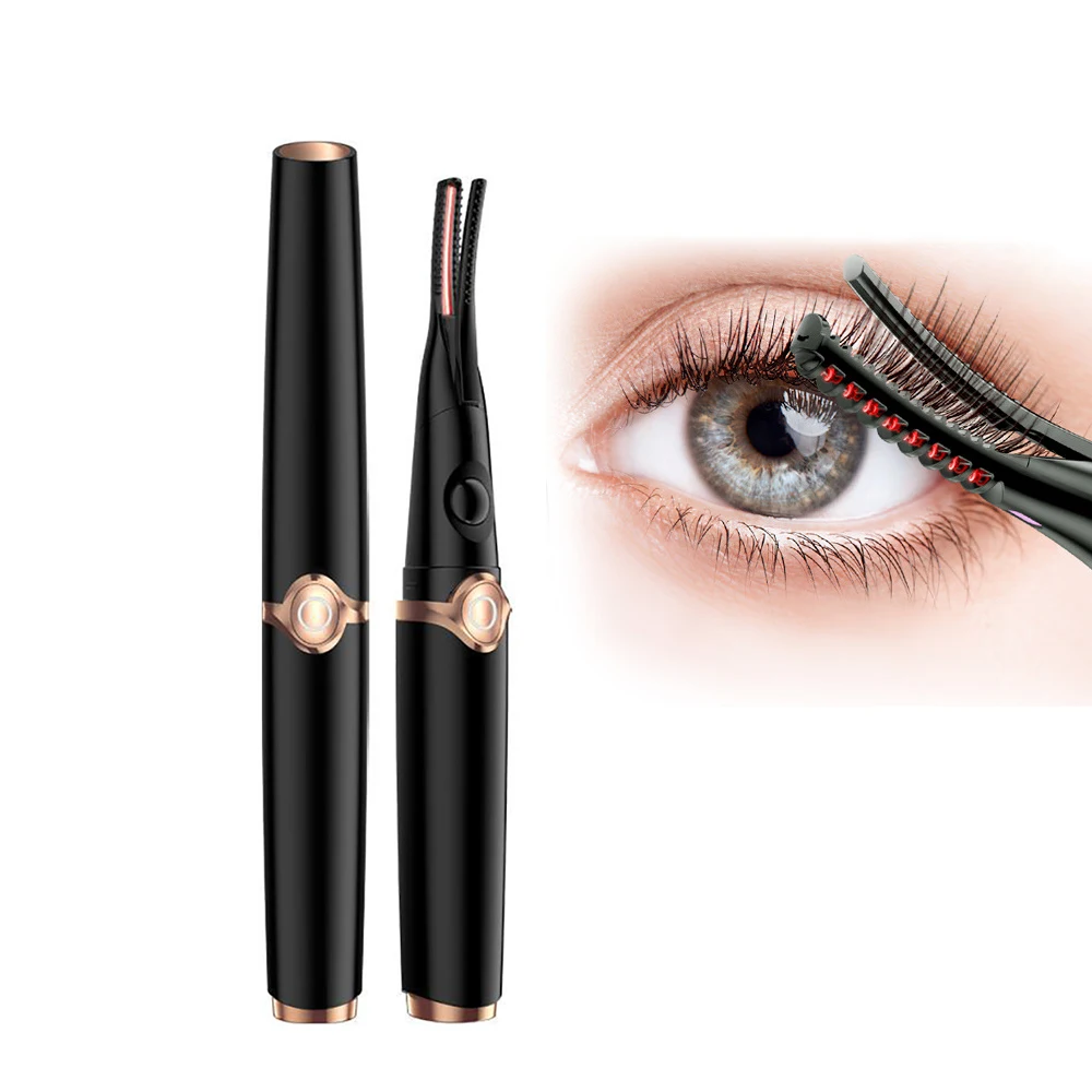 

Электрический бигуди для ресниц с подогревом, USB зарядка, набор для завивки макияжа, массажер для лица, длительное время, натуральные бигуди ...