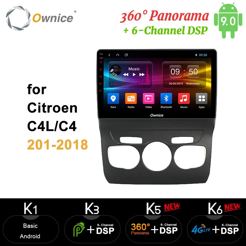 Ownice 8 ядер Android 9 0 автомобильный DVD DSP GPS навигационный плеер Автомобильный стерео