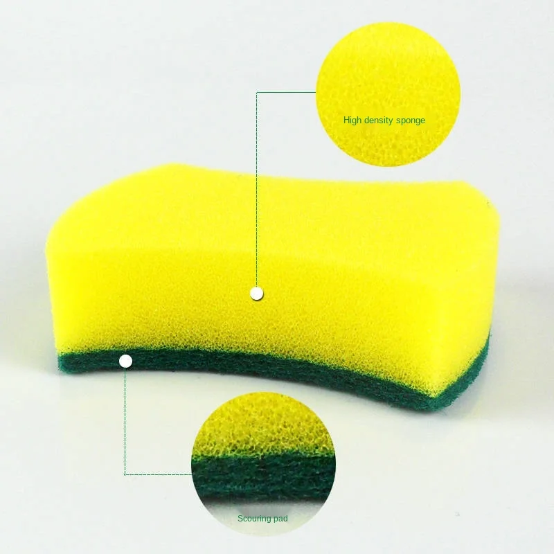 

10pcs Kitchen Dishwashing Sponge Wipes Water-absorbing and Oil-free Cleaning Rags Cleaning Tools Cleaning Products