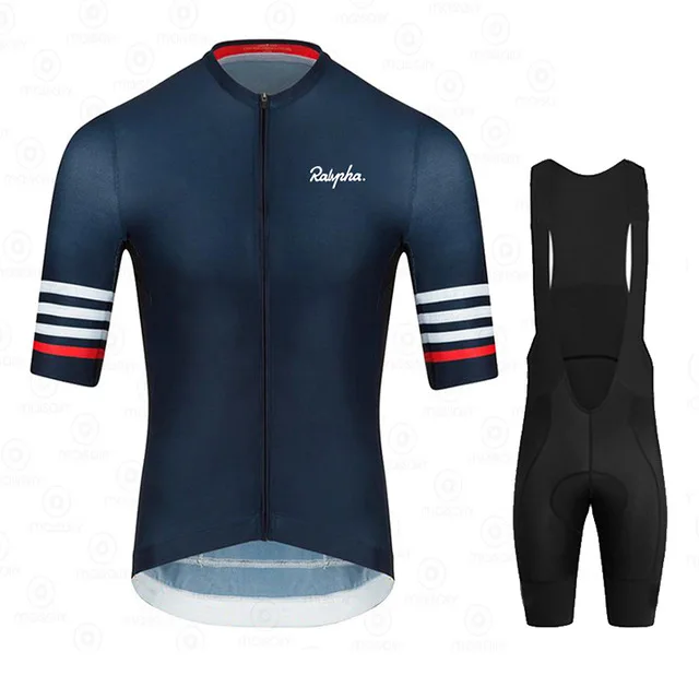 

Raphaful Bicycle Clothes Men Cycling Sets Summer Pro Team Road Bike Short Sleeve Clothing Men's Mtb Jersey Set Sport Wear