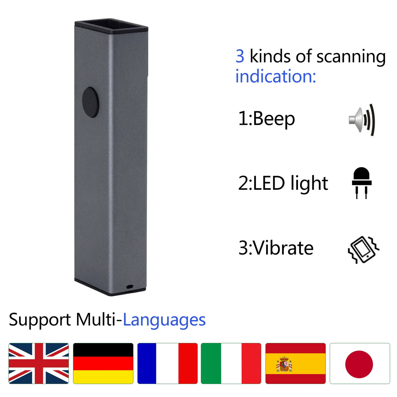 Сканер штрих-кодов Bluetooth сканер symcode 1D 2D беспроводной портативный мини-сканер