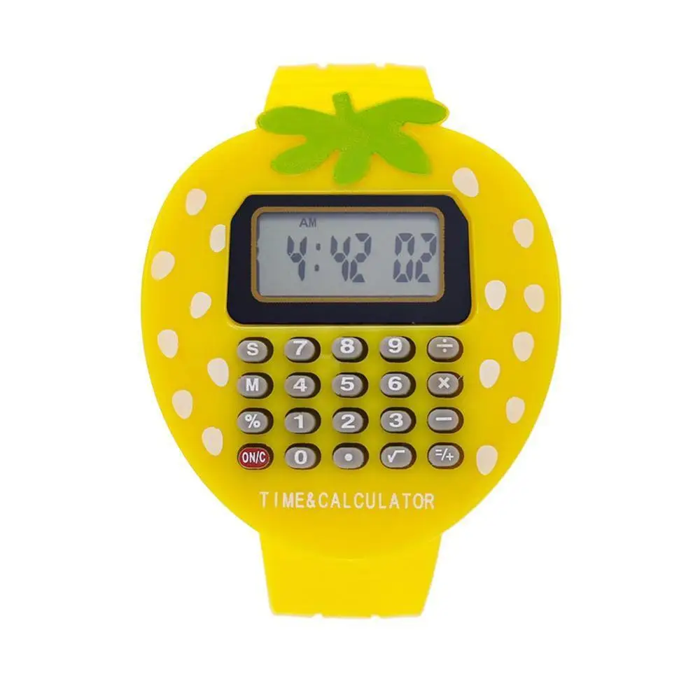 Детские часы калькулятор красочные электронные многофункциональные для мужчин