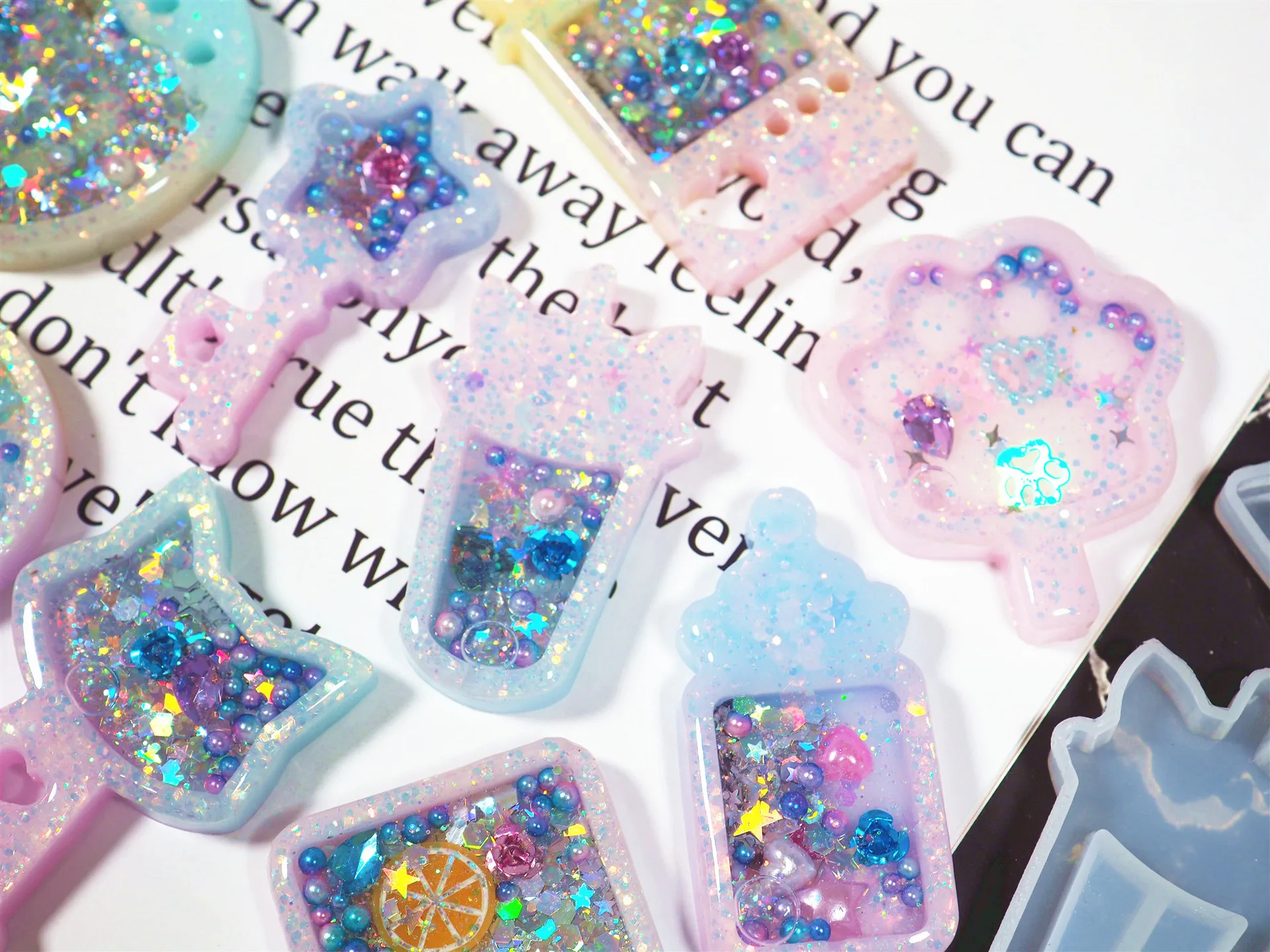 Новое поступление формы для шейкера бутылка молока УФ смола эпоксидная форма