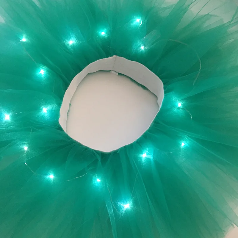 2020 детское платье принцессы со светодиодами танцевальные светильник s вечерние