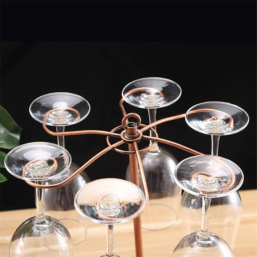 Ретро карета Красный Держатель винного бокала креативная винная подвесная чашка