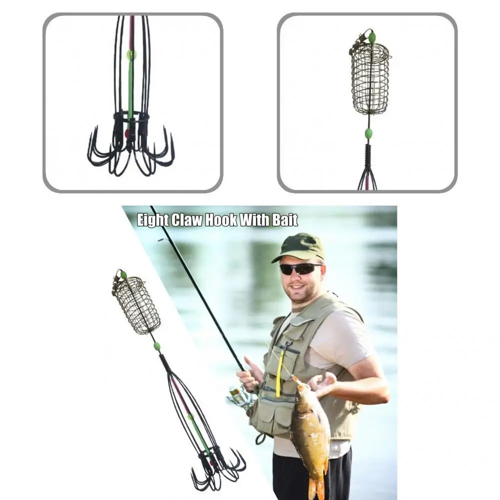 

Excellent Workmanship Durable Hanging Design Bait Cage Hook for Fishing
