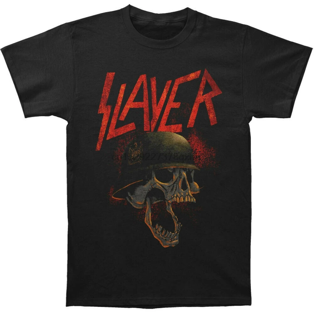 Аутентичные группа SLAYER Hellmitt череп трэш футболка S Новый|Мужские футболки| |