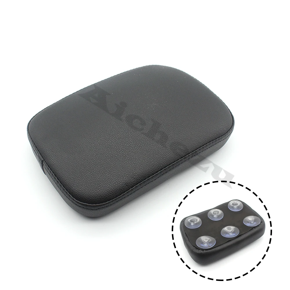 ACZ Motorcycle Multi Pattern Suction Cup Rear Pillion Passenger Pad Seat for Harley Davidson Bobber Chopper