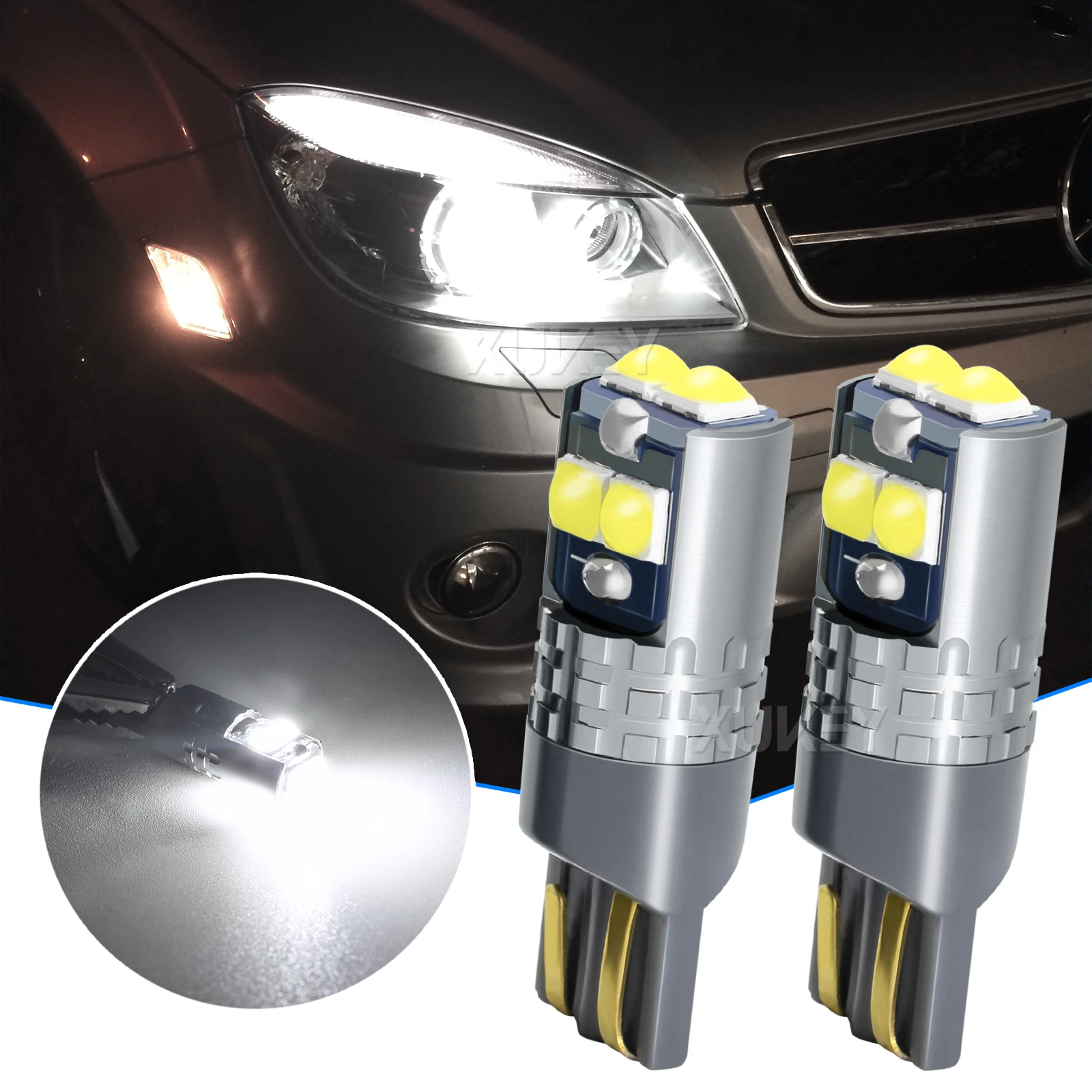 

Для Audi A3 8P 00-2016 TT MK2 A5 2008-2017 A4 B6 B7, боковые светильник пы, светодиодсветодиодный парковосветильник огни, босветильник 501 W5W, светодиодная подсве...