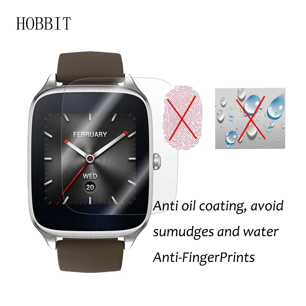 3 упаковки для ASUS ZenWatch 2 W1501Q 1,63 дюймов Анти-шок 7H Нано покрытие пленка взрывозащищенные Смарт-часы, пленка защитная пленка для экрана