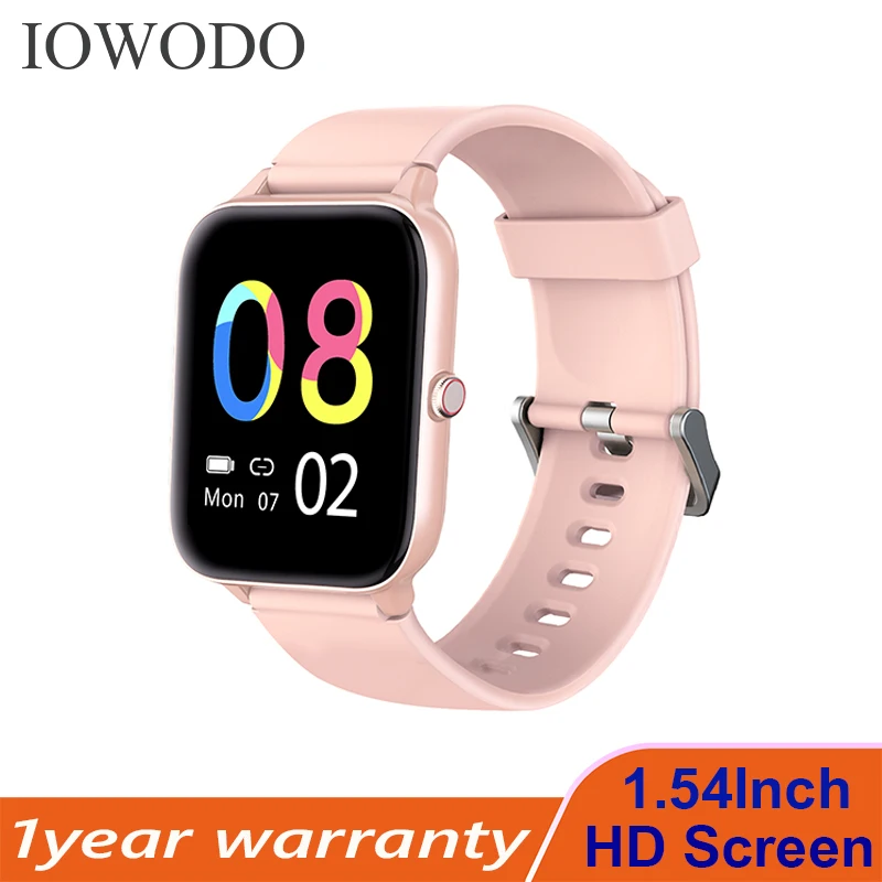 

In Stock IOWODO Bluetooth Smart Watch GPS 5ATM Waterproof Swimming SmartWatch Fitness Heart Rate Monitor for Android iOS Phone