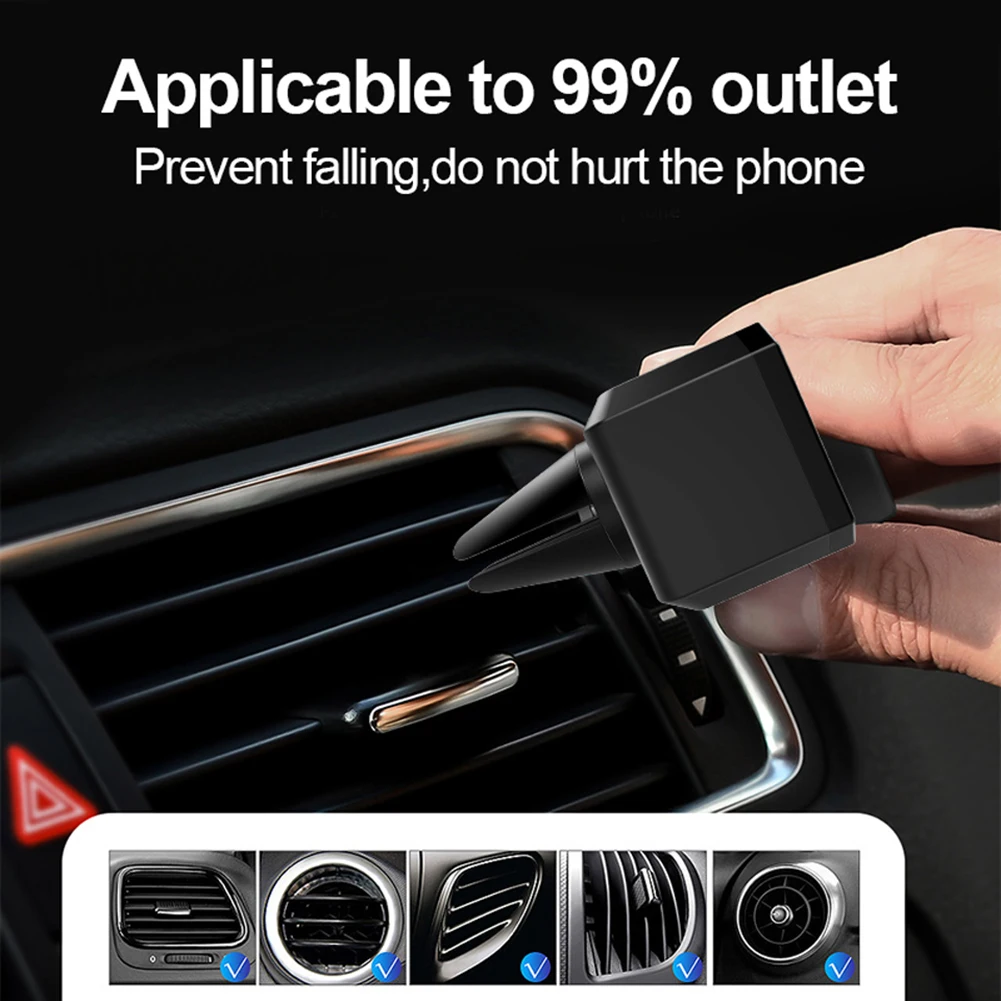 

Air Vent Phone Holder for Car 360-degree Rotation Car Phone Mount for Phone 4.7" to 6.0"